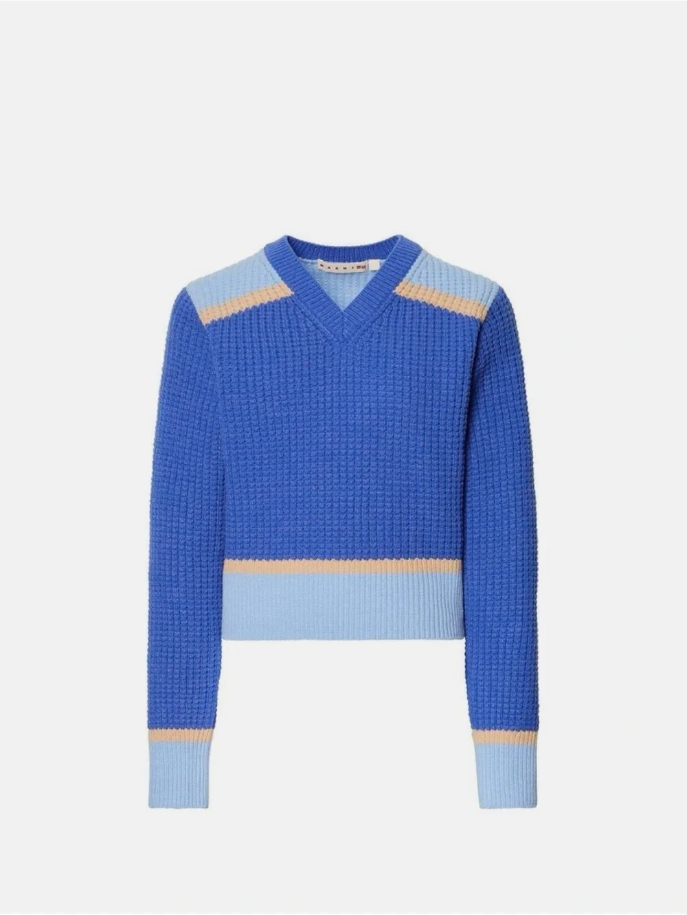 MARNI x UNIQLO Colorblock V-Neck Sweater Size S